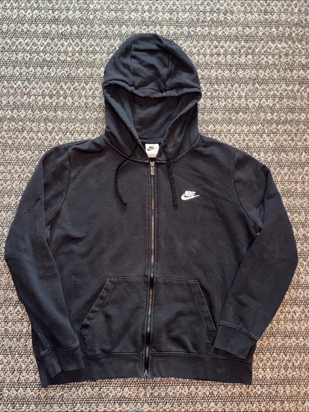 Nike Black Zip Up Hoodie Jacket XL